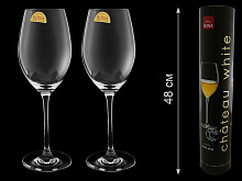 TUBUS набор бокалов для вина (2шт.) "Chateau white" RONA (высота коробки 48 см)